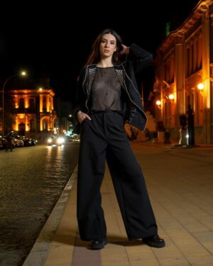 Pantalon Sastrero NEGRO