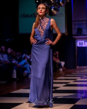 Vestido Raiz azul