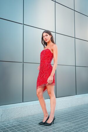 Vestido RED bordado