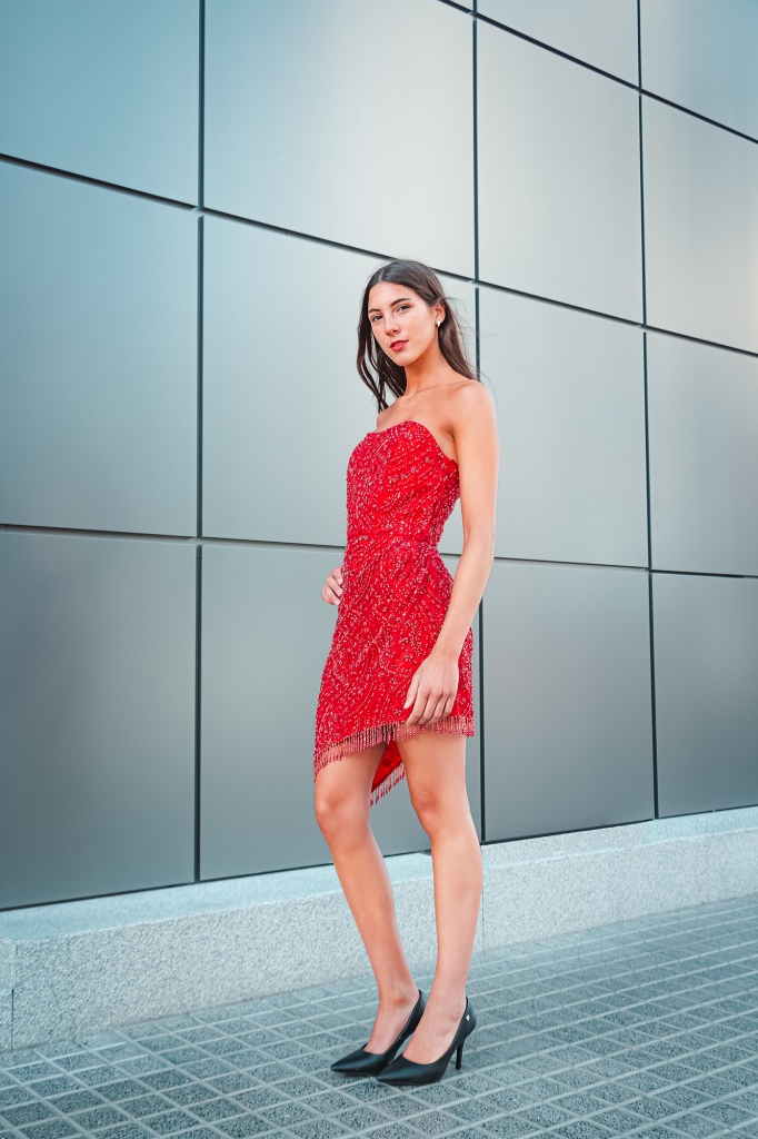 Vestido RED bordado